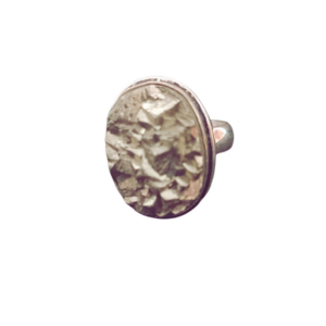 Natural Pyrite Stone Adjustable Ring & Pendant for Men & Women